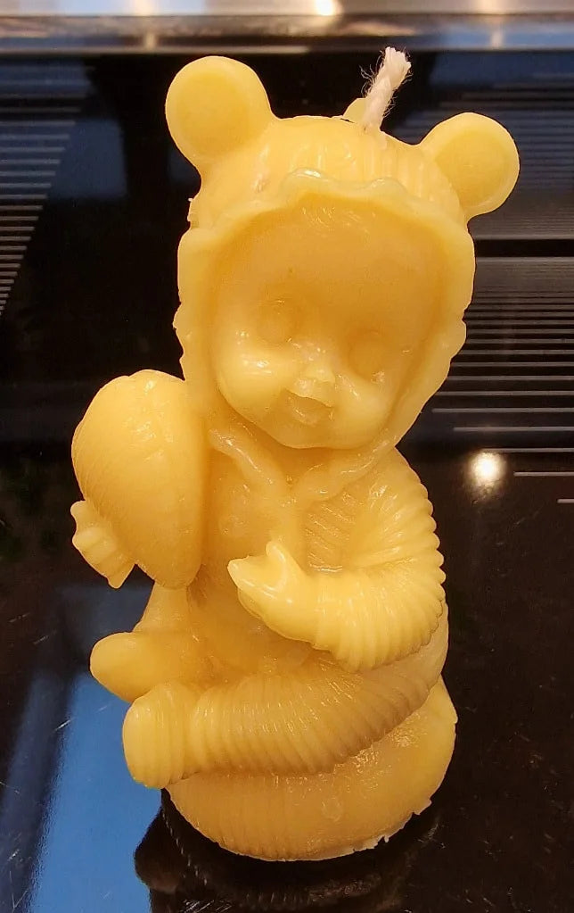 Baby with Heart Pure Beeswax